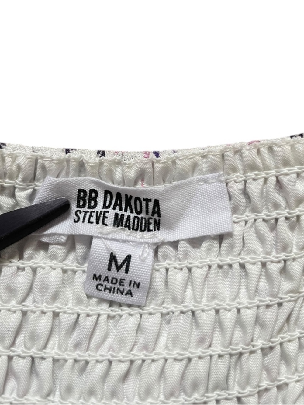 BB Dakota Sunday’s Best Floral Maxi Dress Babydoll White Purple Med Romantic - Picture 7 of 11